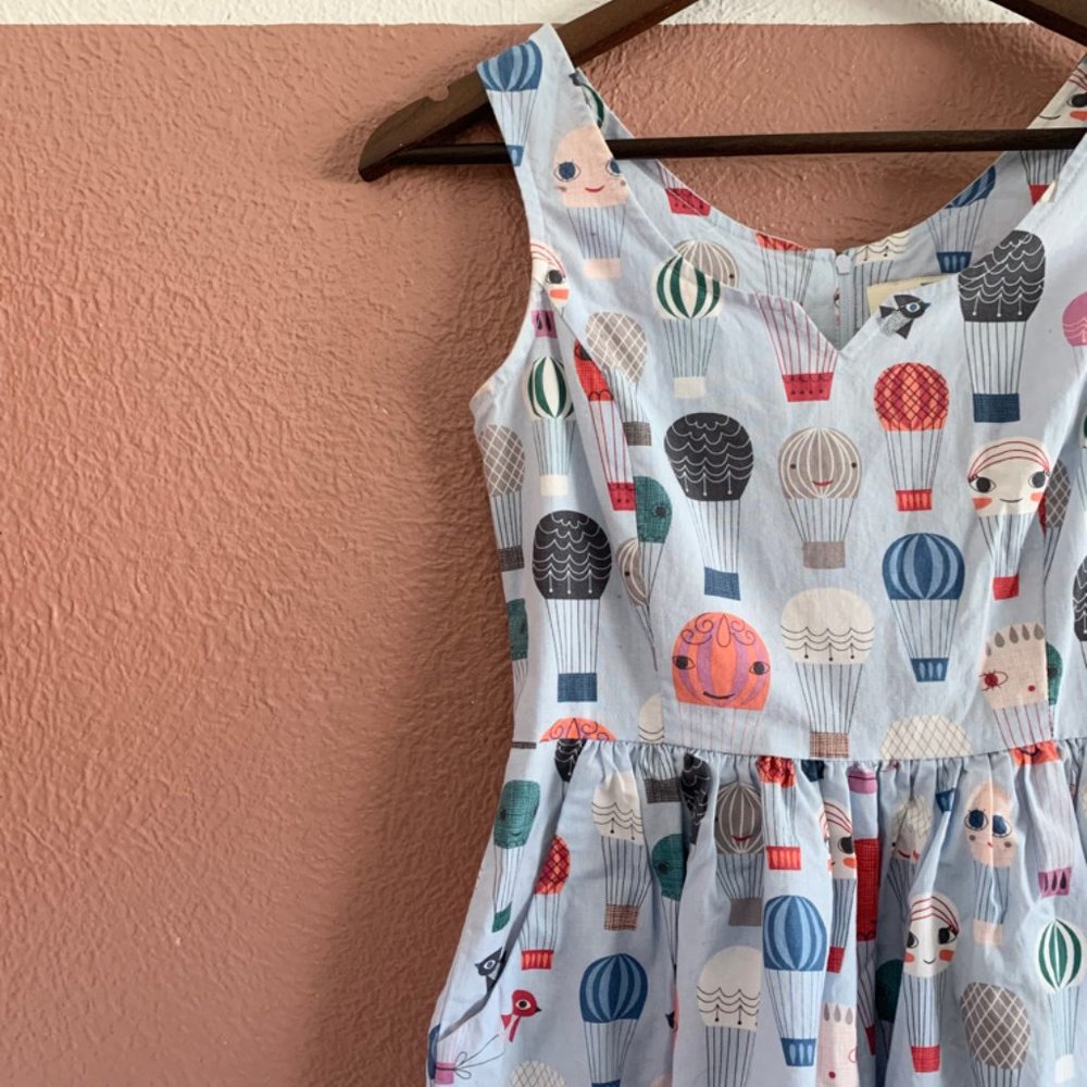 Whimsical Hot Air Balloon A-line Modcloth Dress